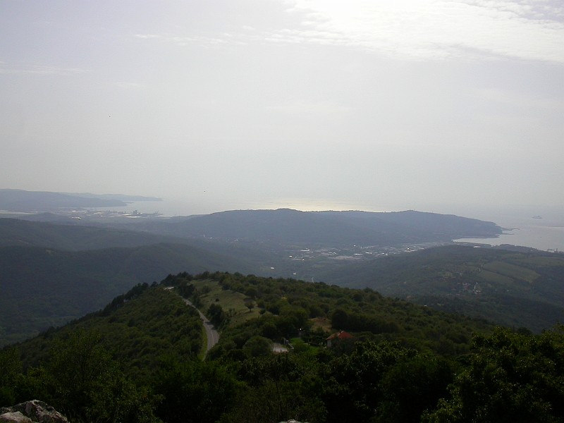 The Short Slovenian Coast in the Distance.JPG
